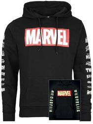 Logo - Selvlysende, Marvel, Hættetrøje