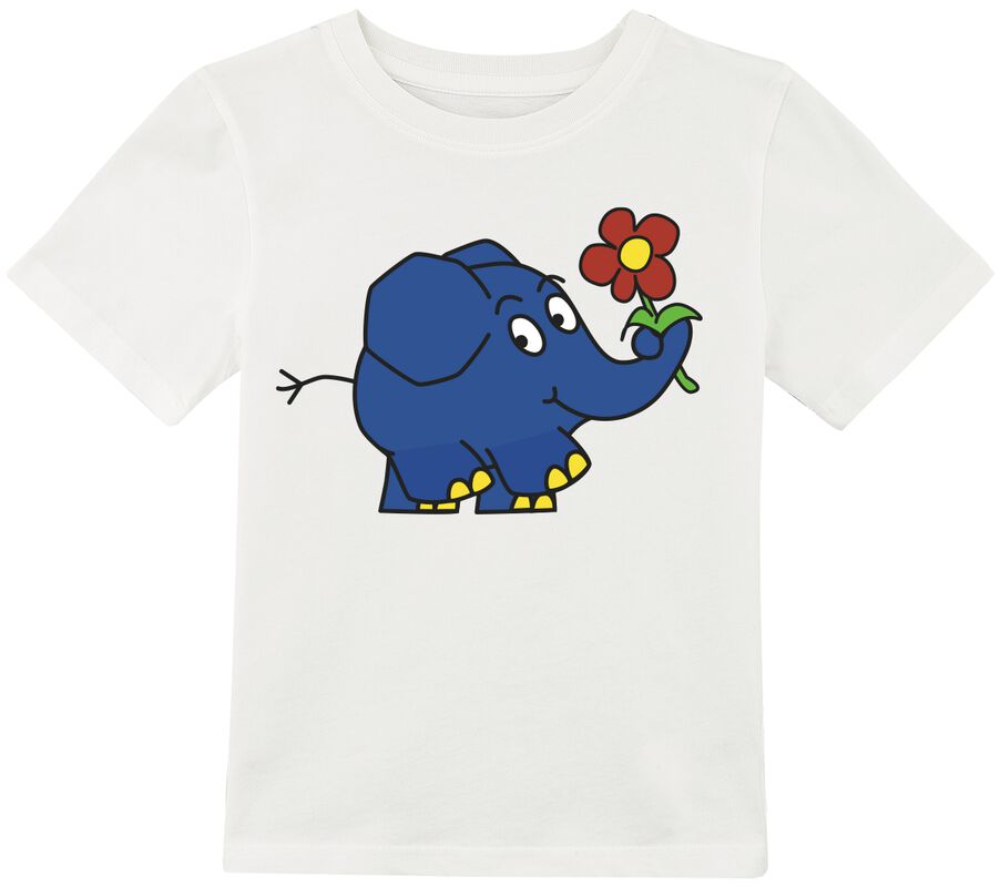 Børn - T-shirt Elephant with Flower