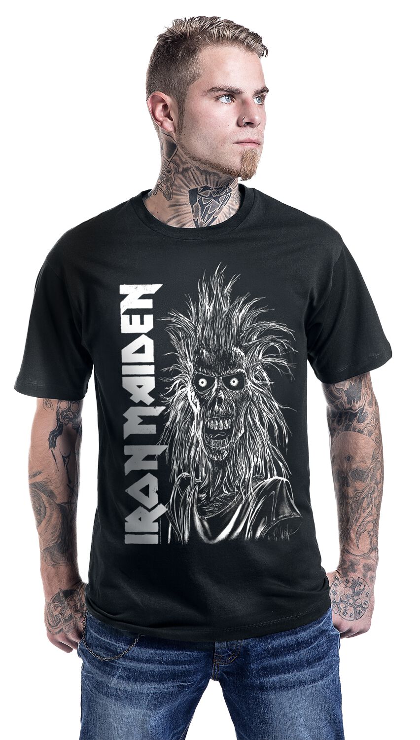 Eponymous Vertical Logo | Iron Maiden T-shirt | EMP