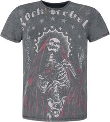 T-shirt large front print, Rock Rebel by EMP, T-shirt
