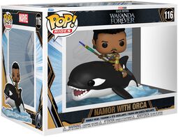 Wakanda Forever - Namor with Orca (Pop! Ride Super Deluxe) vinyl figur no. 116, Black Panther, Funko Pop!