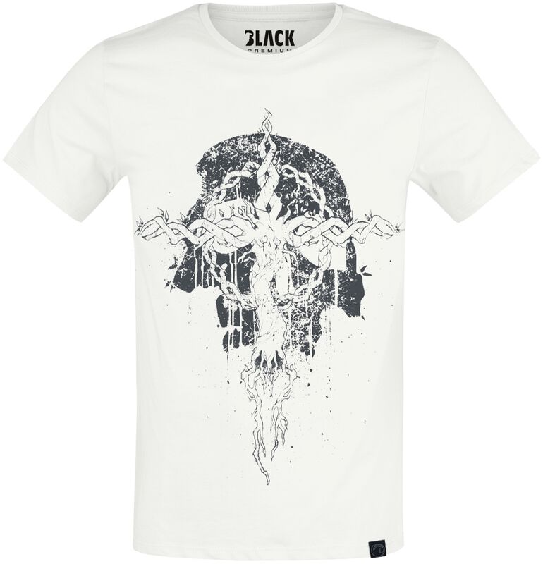 T-shirt skull and cross