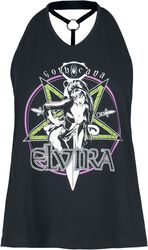 Gothicana X Elvira top, Gothicana by EMP, Halternecks