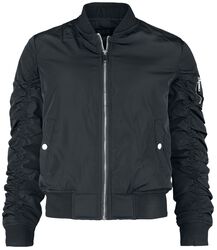 Ladies’ bomber jacket, Black Premium by EMP, Bomberjakke