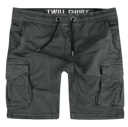 Cotton Twill Jogger Shorts, Alpha Industries, Shorts