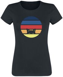 80s cat, Dyremotiv, T-shirt