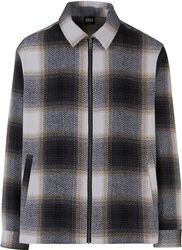 Zipped shirt jacket, Urban Classics, Overgangsjakke