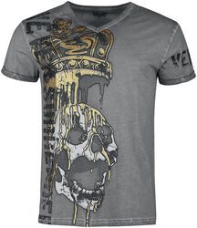 Skull and crown print, Rock Rebel by EMP, T-shirt