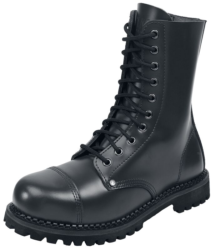 Steel-Capped Lace-Up Boots