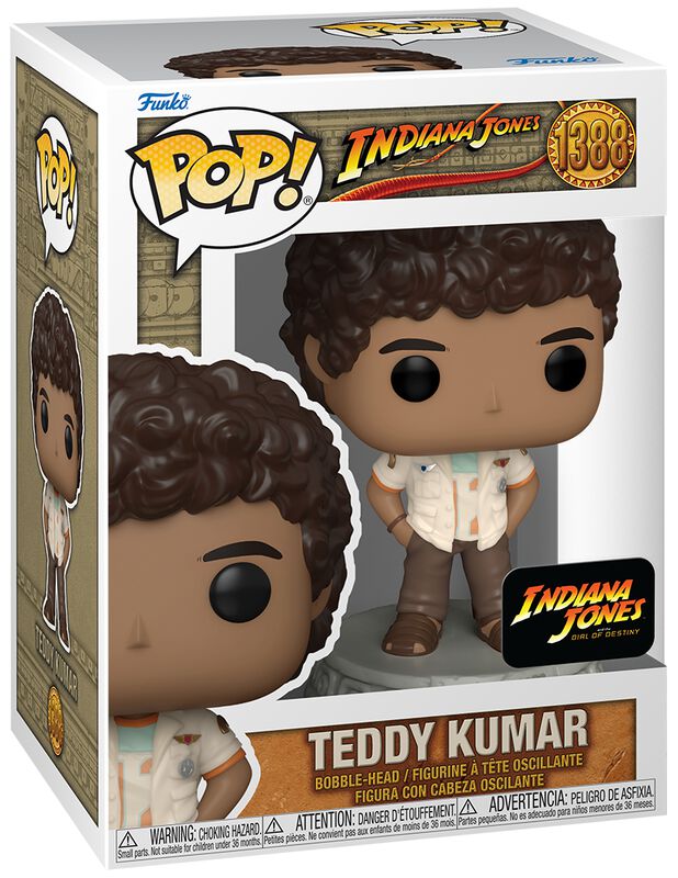 Indiana Jones and the Dial of Destiny - Teddy Kumar Vinyl Figure 1388