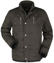 Army Field Jacket, Black Premium by EMP, Overgangsjakke