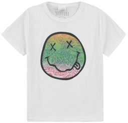 Kids - Multicolor Smiley, Nirvana, T-shirt til børn