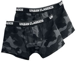 2-Pack Camo Boxer Shorts, Urban Classics, Boksershorts, sæt