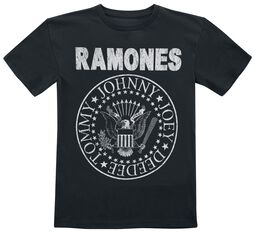 Kids - Seal Hey Ho Lets Go Backprint, Ramones, T-shirt til børn