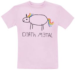 Børn - Death Metal Unicorn, Dyremotiv, T-shirt til børn