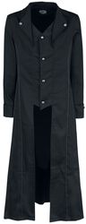 Black Classic Coat, H&R London, Armyfrakke