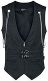 Gothic Fishbone Men's Vest, Vintage Goth, Vest