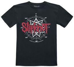 Metal-Kids - Star Symbol, Slipknot, T-shirt til børn