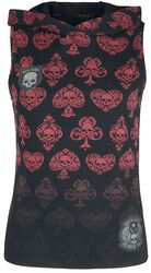Hooded top with all-over print, Rock Rebel by EMP, Top