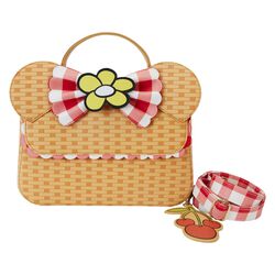 Loungefly - Minnie Picnic Basket, Mickey Mouse, Håndtaske
