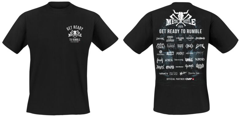 Metal Battle 2025 LineUp | Wacken Open Air T-shirt | EMP