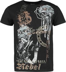 Old school snake print, Rock Rebel by EMP, T-shirt
