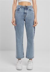 Cropped Straight Leg Denim, Urban Classics, Jeans