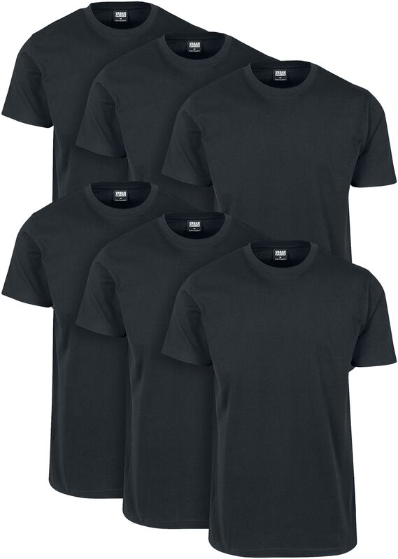 Basic T-shirts, 6-pak