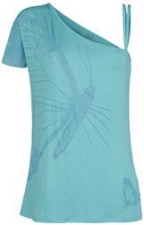 Turquoise T-shirt with Print