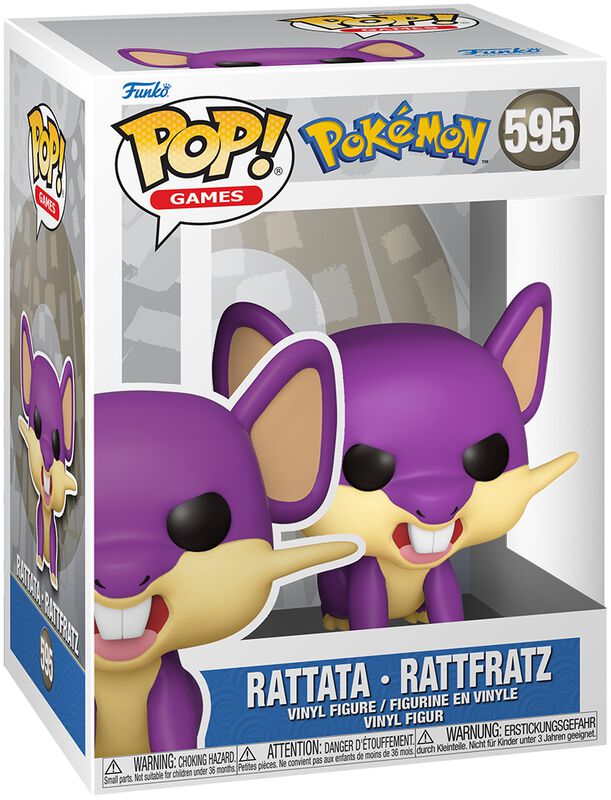 Rattata - Rattfratz vinyl figurine no. 595