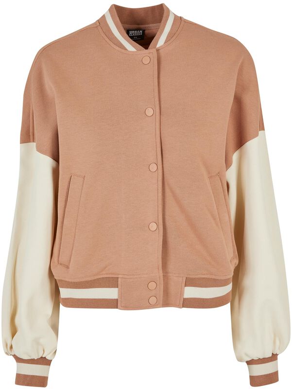 Oversize two-tone college Terry