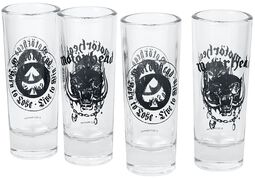 Motörhead Logo, Motörhead, Shotglas, sæt