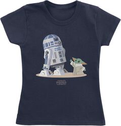 Børn - The Mandalorian - R2D2 - Grogu, Star Wars, T-shirt til børn