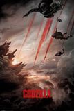 Skydivers, Godzilla, Plakat