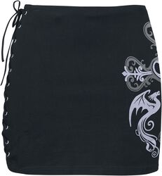 Gothicana X Anne Stokes - Skirt, Gothicana by EMP, Kort nederdel