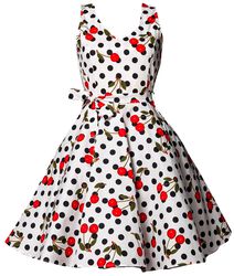 Swing Cherry Dress, Belsira, Mellemlang kjole