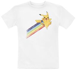 Børn - Pikachu - Rainbow, Pokémon, T-shirt til børn