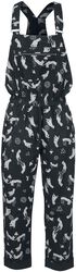 Dungarees all-over print, Gothicana by EMP, Overalls