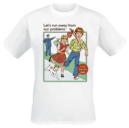 Let’s Run Away From Our Problems, Steven Rhodes, T-shirt