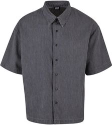 Lightweight Denim Shirt, Urban Classics, Kortærmet skjorte