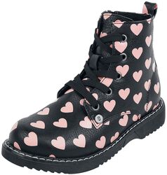 Kids' Boots with Heart Print
