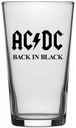 Back in Black, AC/DC, Ølglas