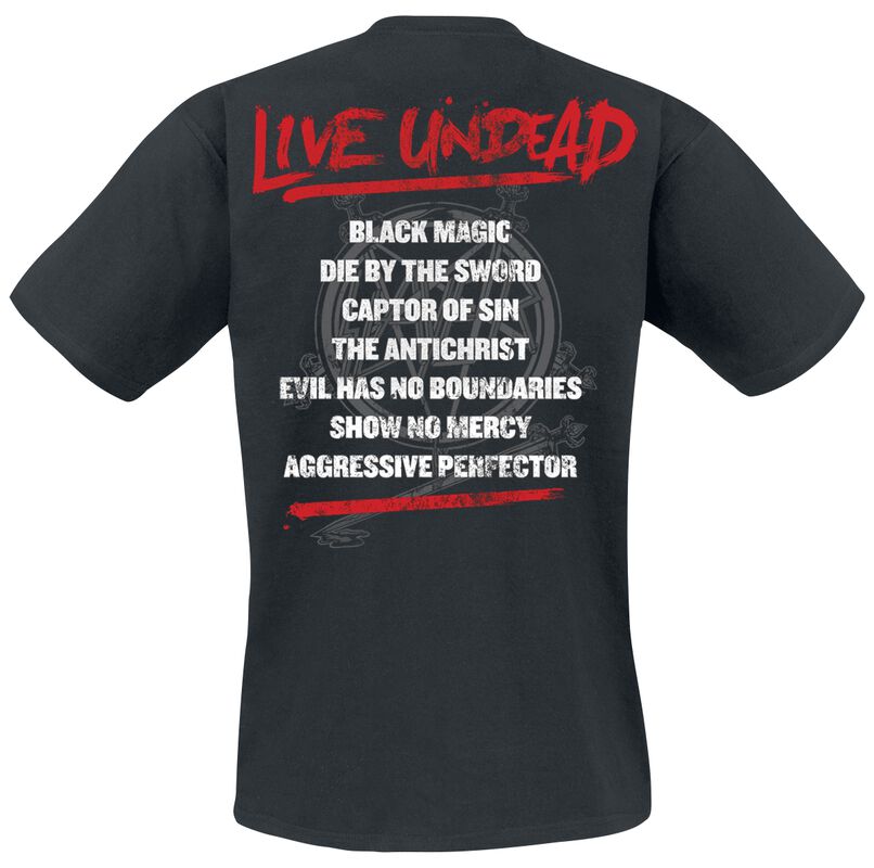 Undead Slayer M - Slayer Live Undead V2 T Shirt Black Trash Heavy Metal All ... / Here are ...