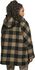 Ladies Hooded Oversized Check Sherpa