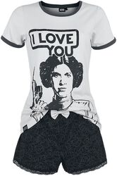 Leia Organa - I Love You, Star Wars, Pyjamas