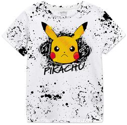 Børn - Pikachu splat, Pokémon, T-shirt