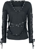 Strapped Longsleeve, Gothicana by EMP, Langærmet