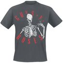 Skull Holding Rose, Guns N' Roses, T-shirt