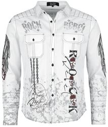 Shirt Rock Rebel, Rock Rebel by EMP, Langærmet skjorte