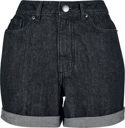 Ladies’ high-waist boyfriend shorts, Urban Classics, Hotpants